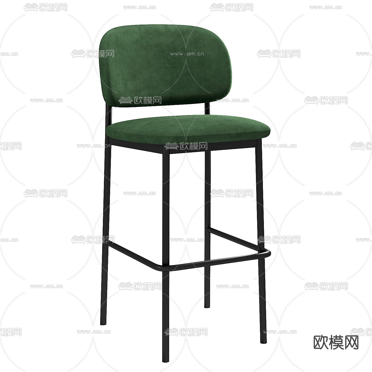吧台椅 吧凳免费3d模型下载（渲染图2）