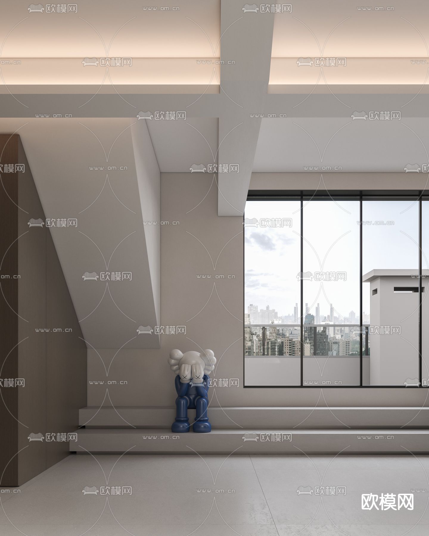 视听室 影音室3d模型下载（渲染图4）