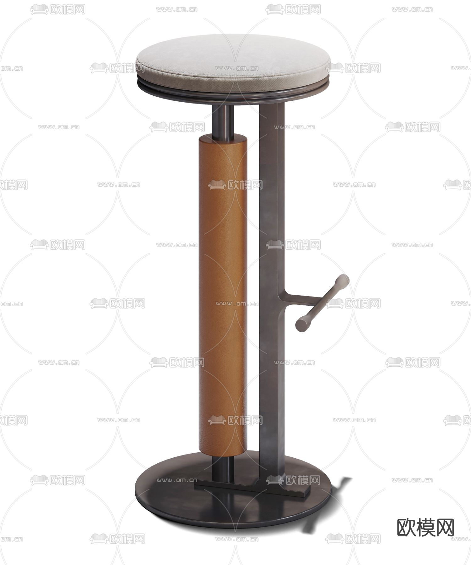 工业风吧椅 吧凳3d模型下载（渲染图4）