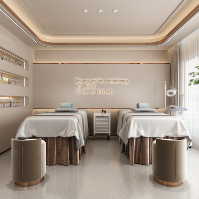  美容SPA店su模型 