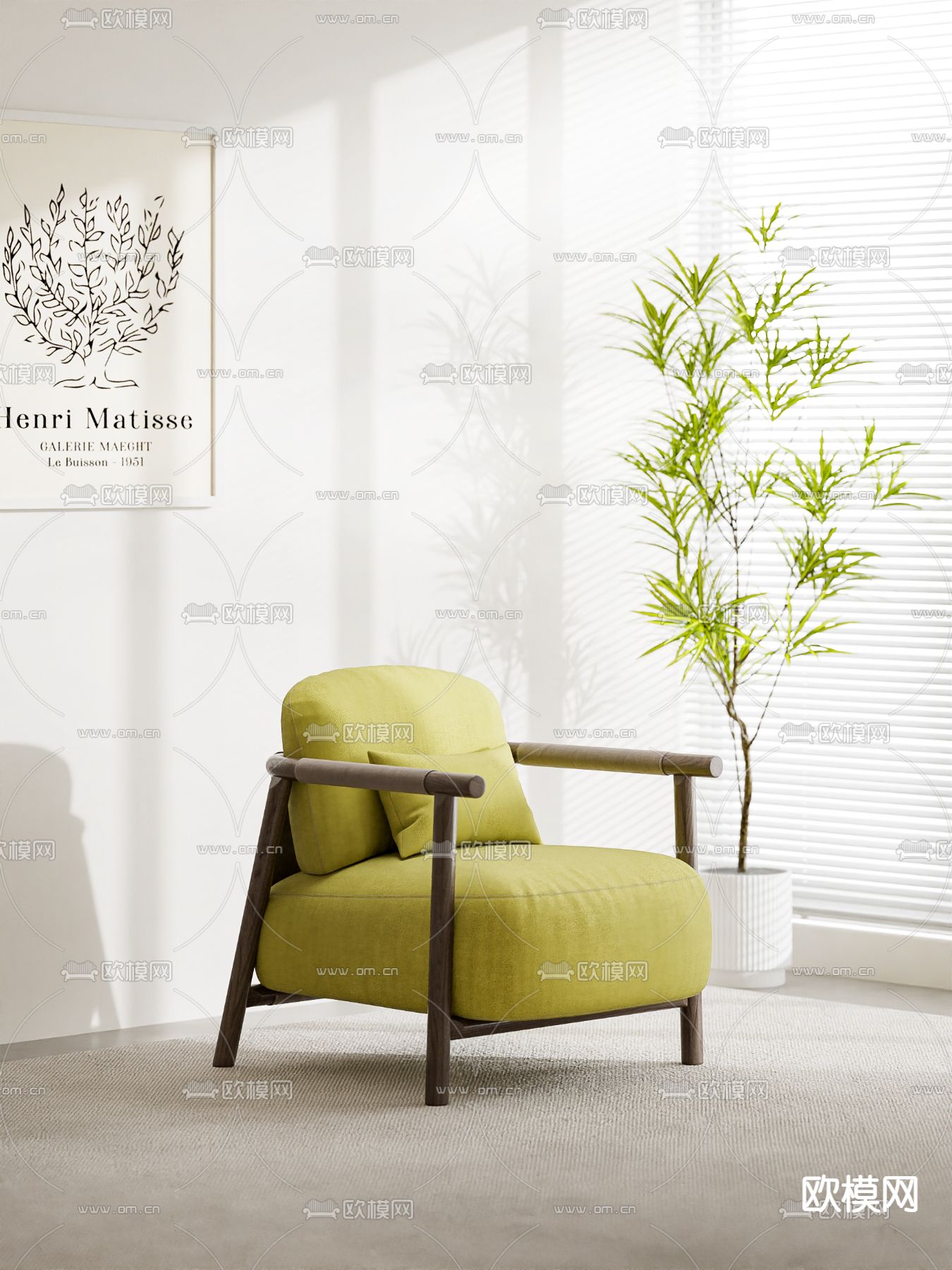 现代椅子 沙发椅3d模型下载