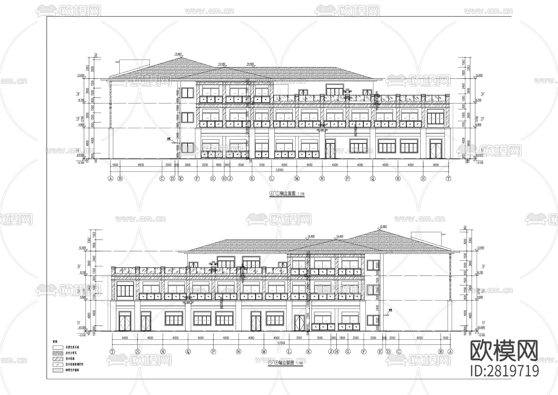 第十特困供养设施（敬老院）建设项目cad施工图下载（渲染图7）