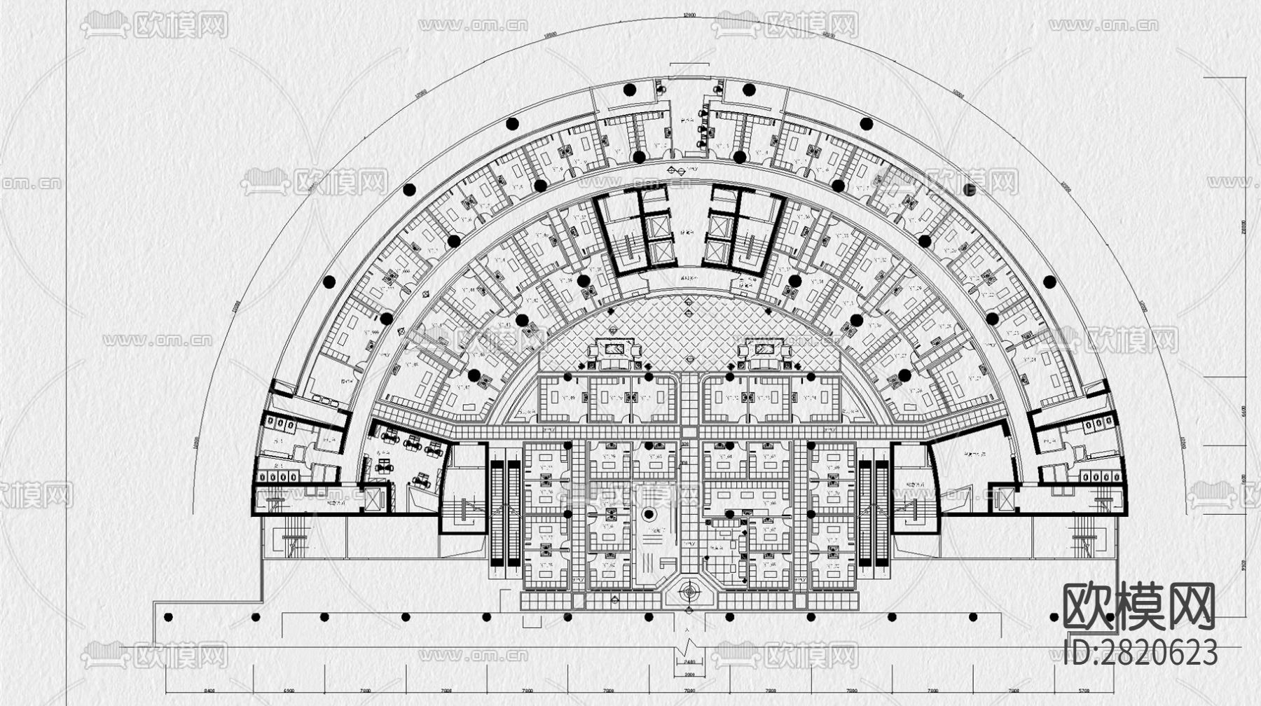 酒吧KTVcad施工图下载（渲染图4）