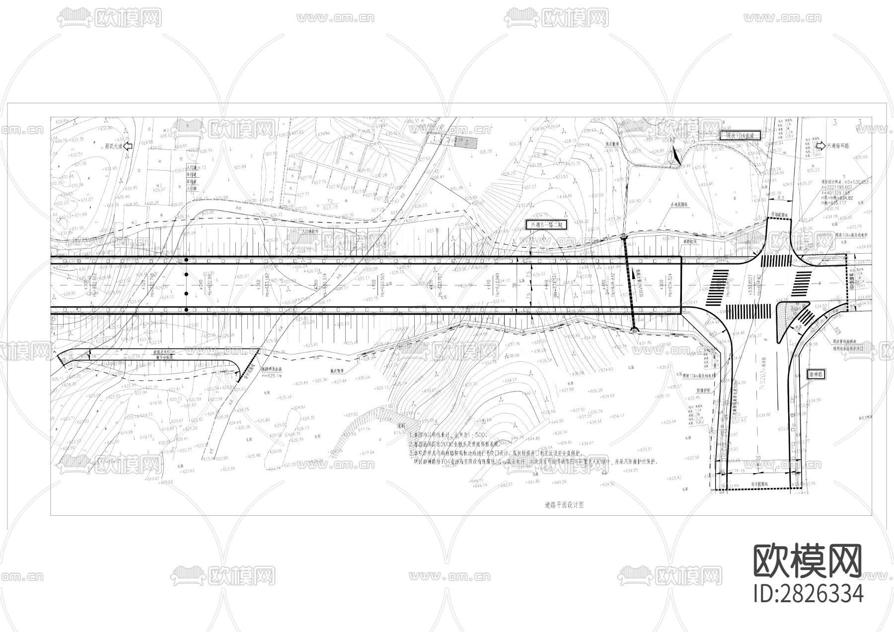 工业园区全套cad施工图下载（渲染图5）