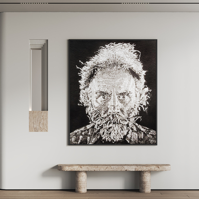 装饰画 挂画 人像画su模型