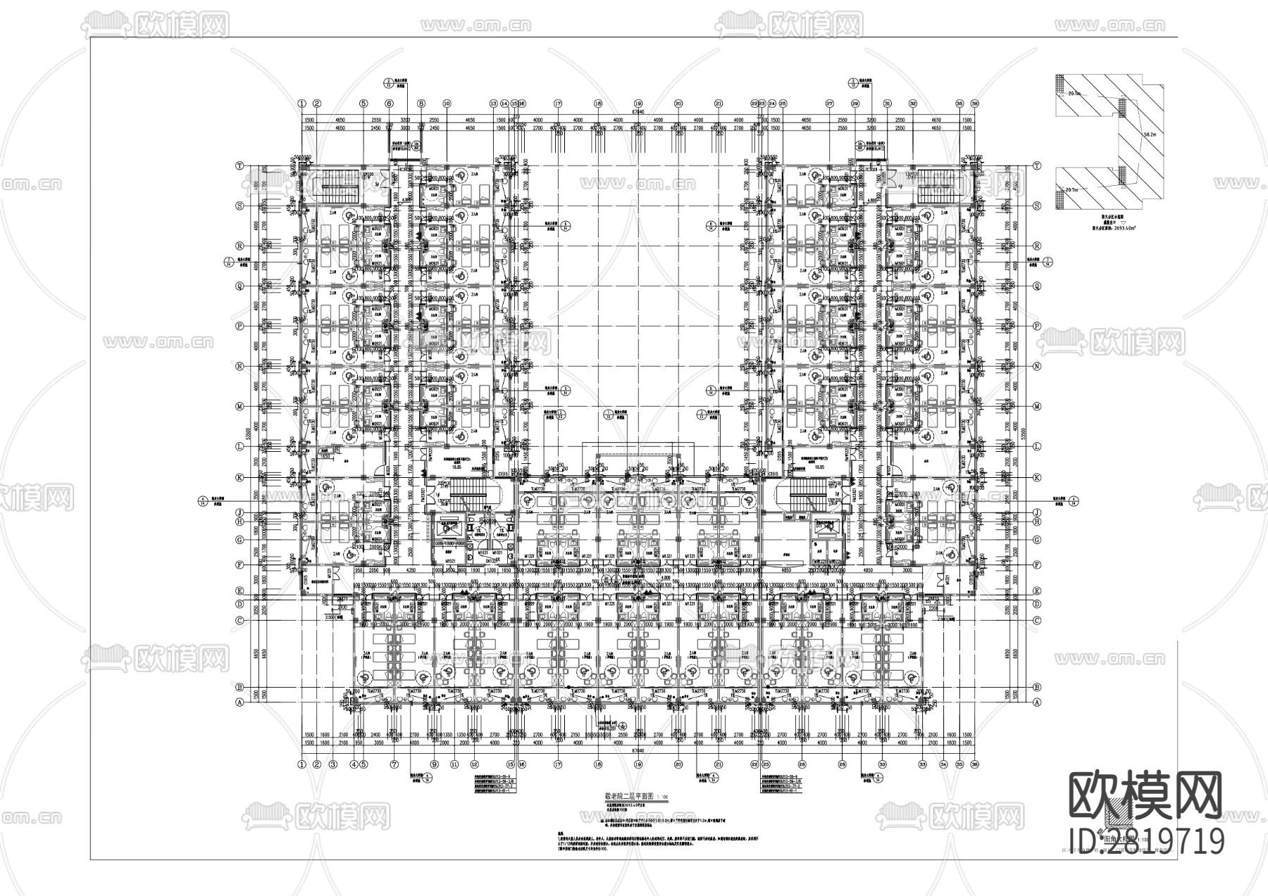 第十特困供养设施（敬老院）建设项目cad施工图下载（渲染图8）