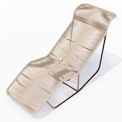  户外躺椅su模型 