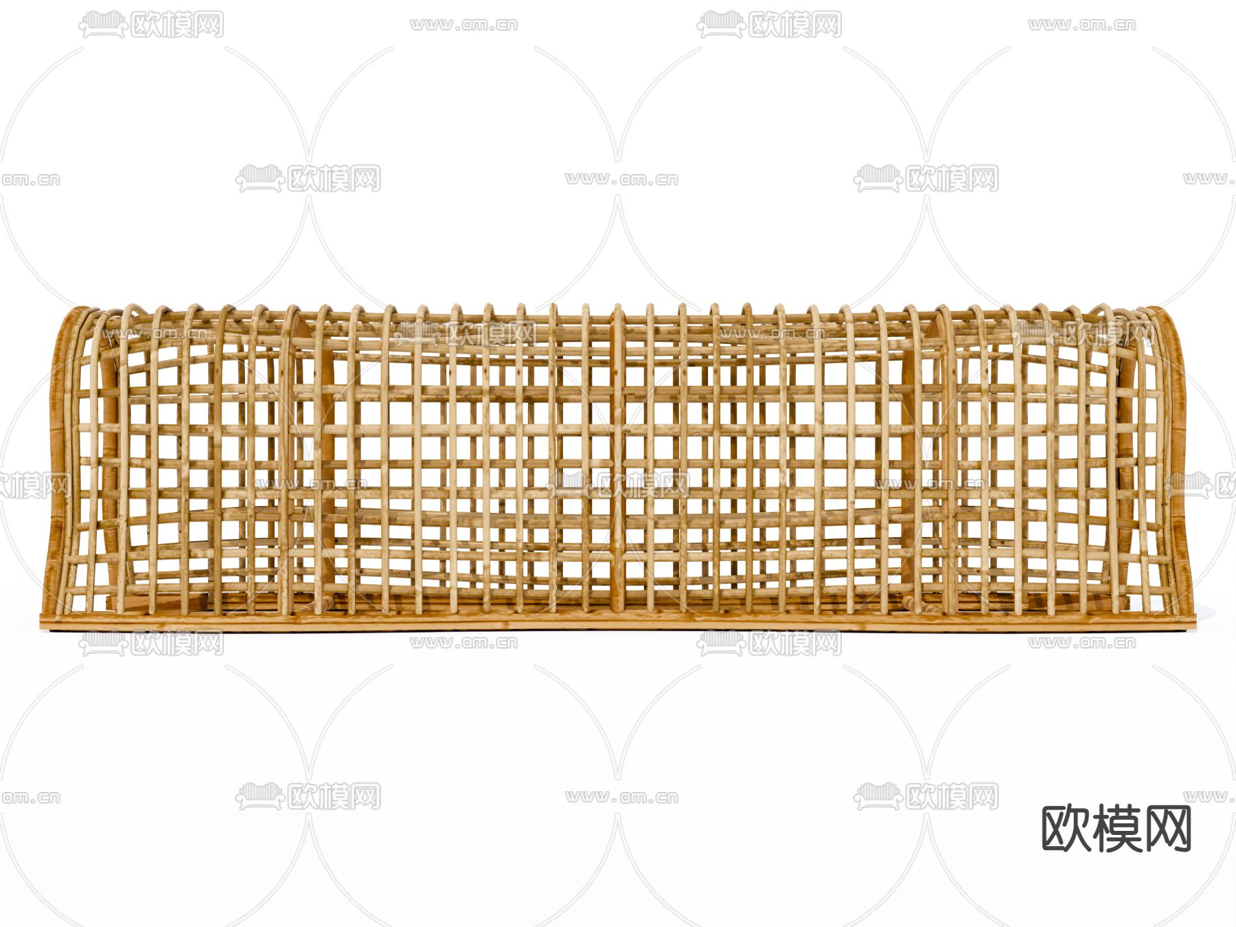 户外藤编椅su模型下载（渲染图3）