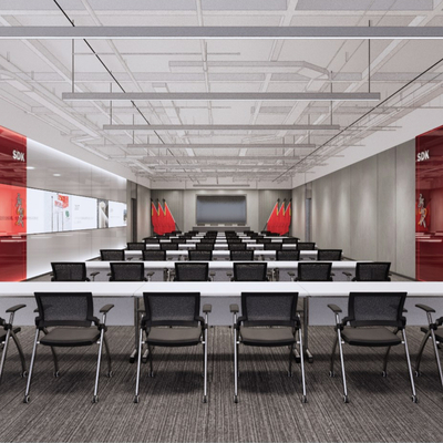 现代党建报告厅su模型