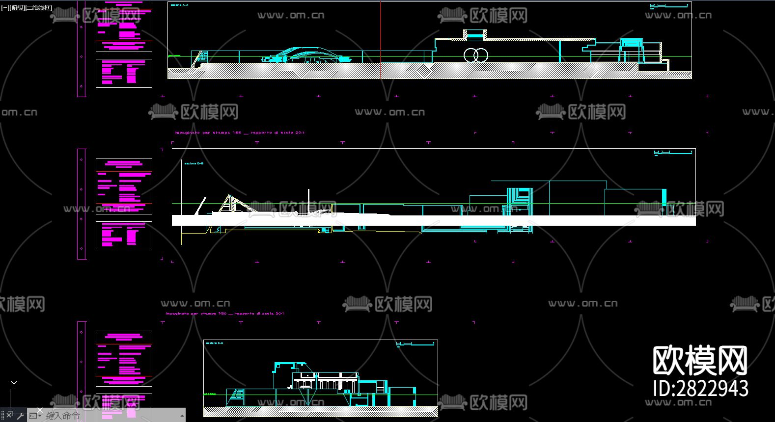 作品合集cad施工图下载（渲染图8）