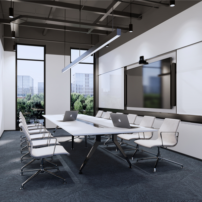 现代会议室su模型