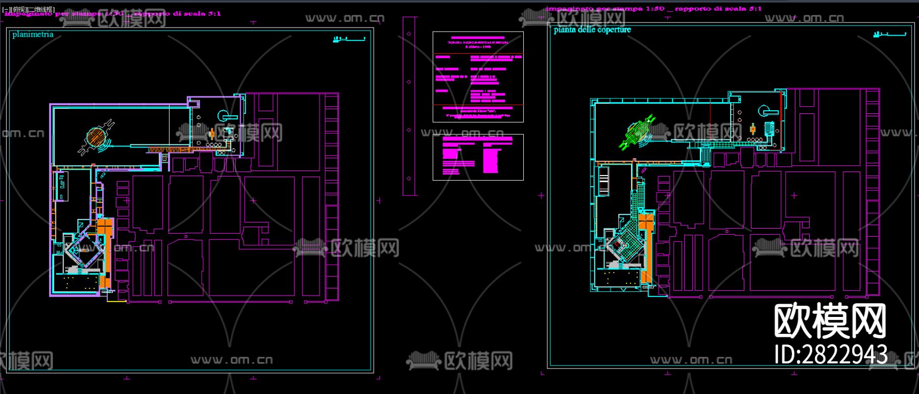 作品合集cad施工图下载（渲染图7）