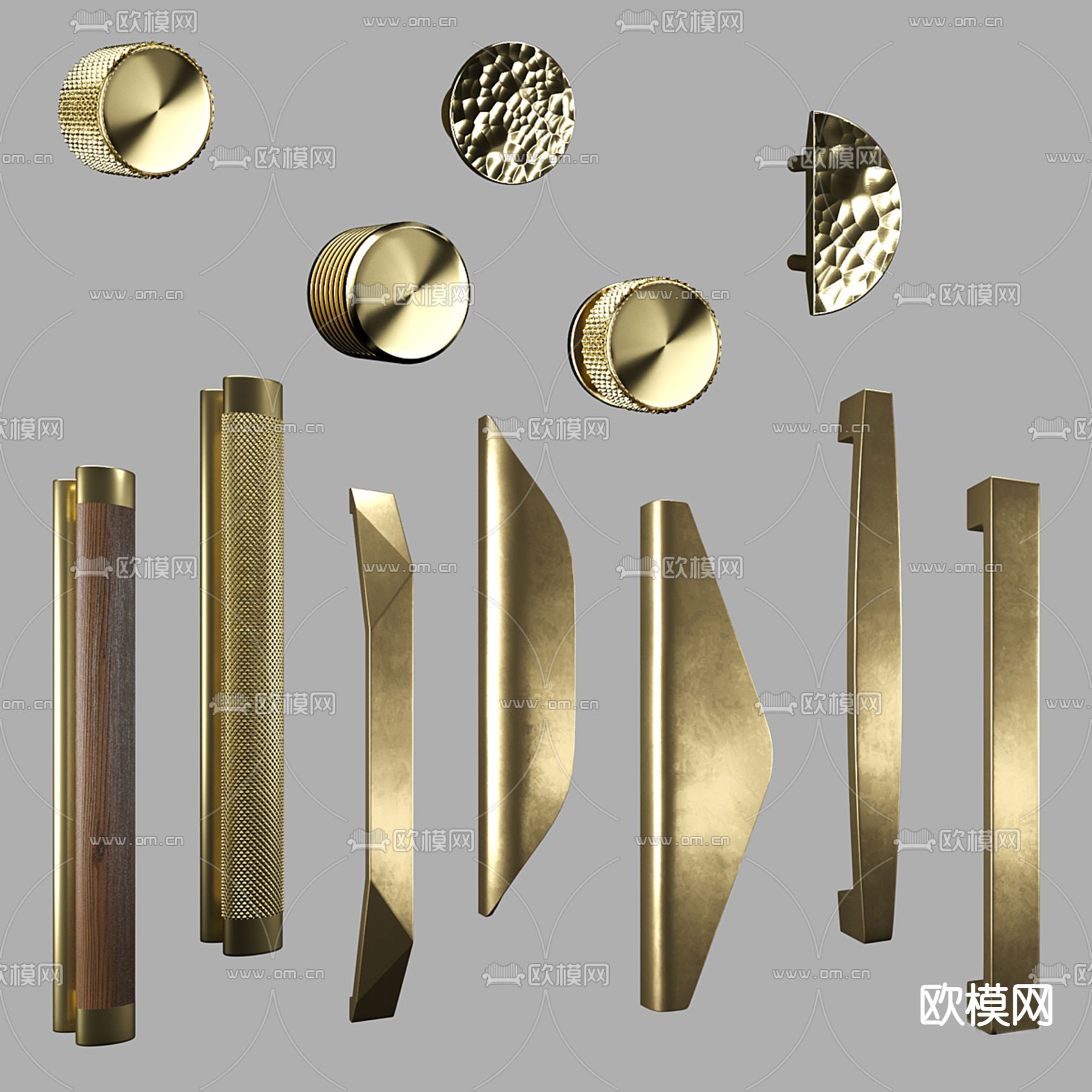 门把手 拉手3d模型下载