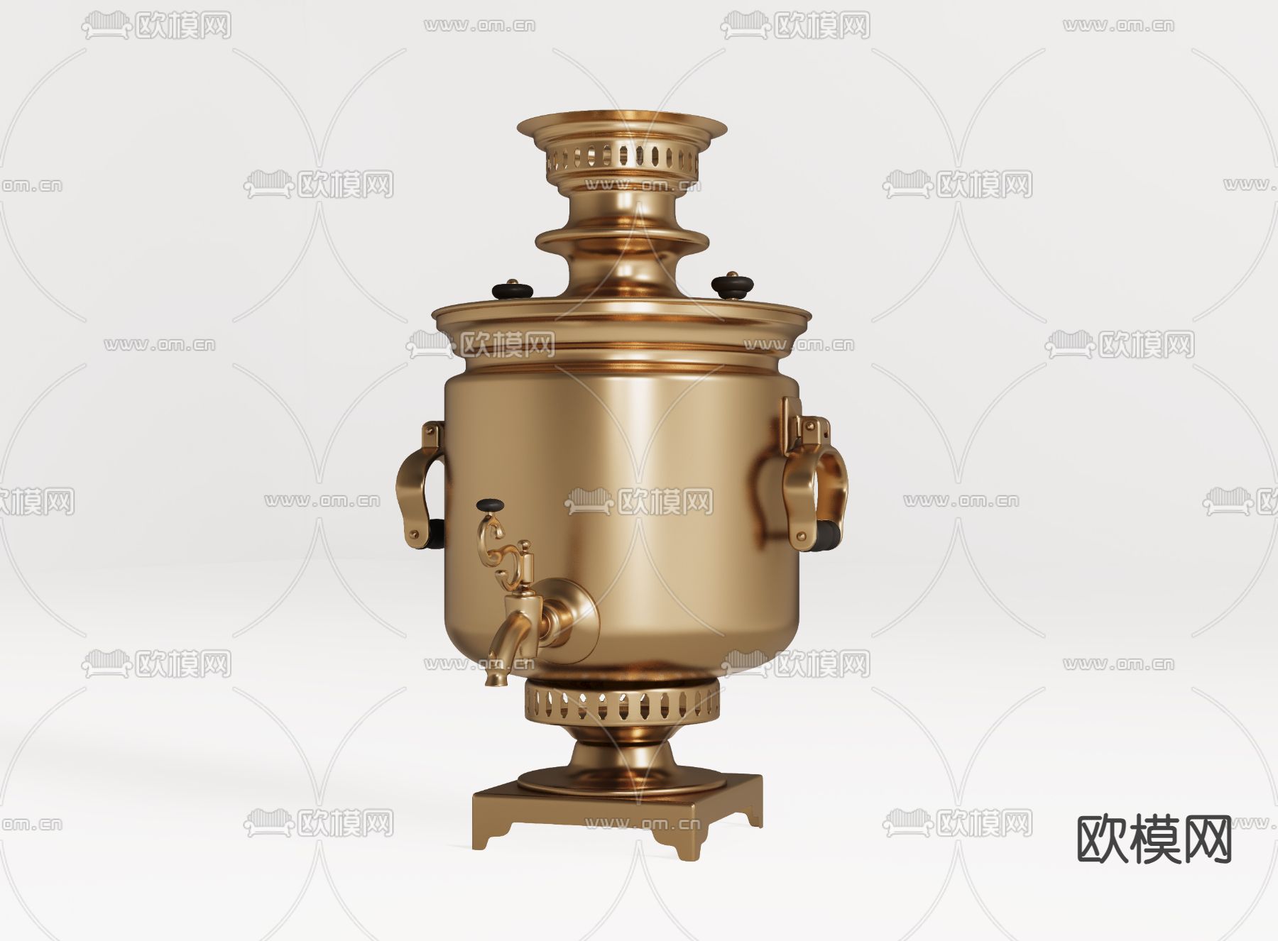 欧式古典啤酒桶su模型下载（渲染图1）