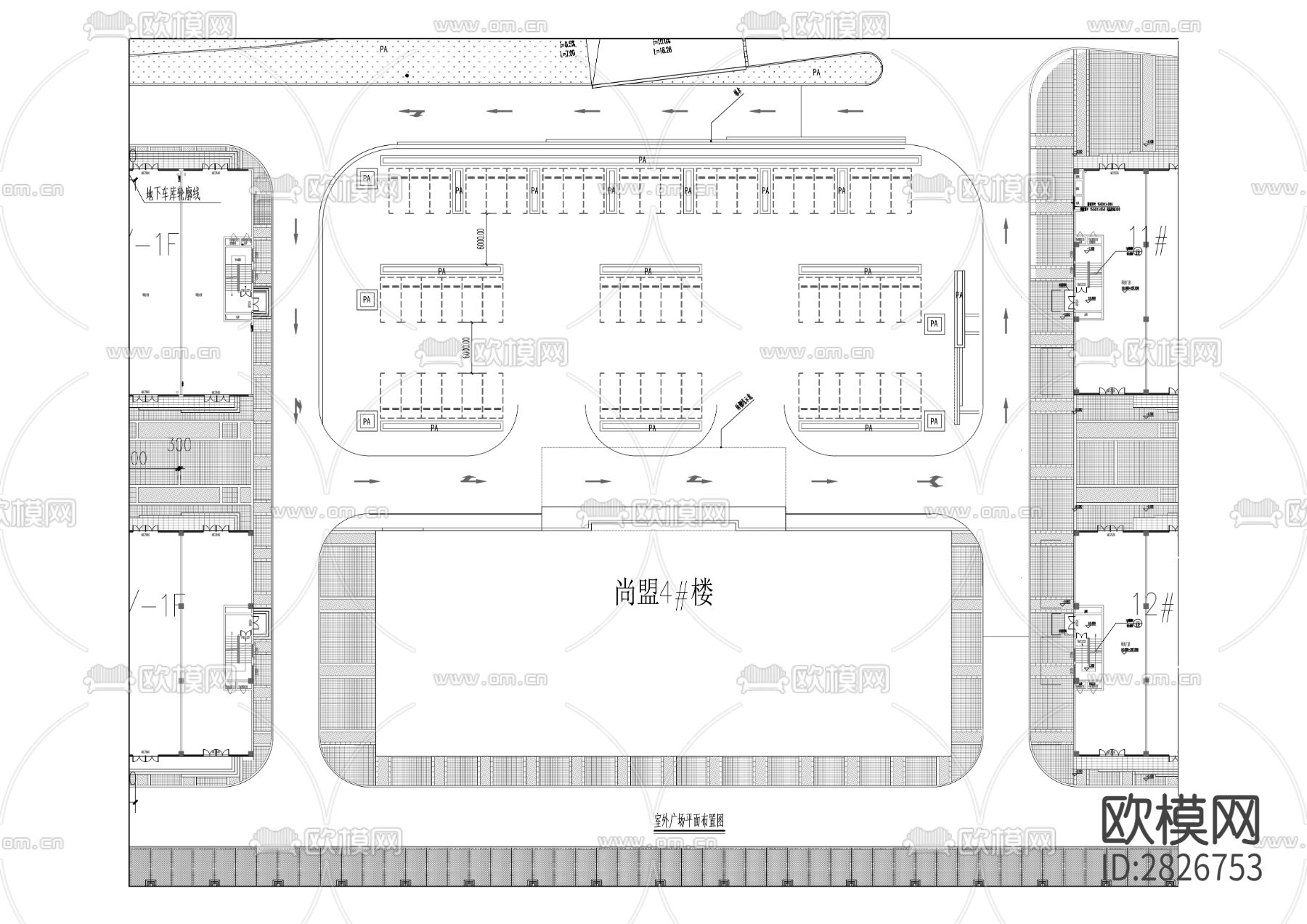 尚盟4号楼1、4至8层装修改造工程全套cad施工图下载（渲染图9）
