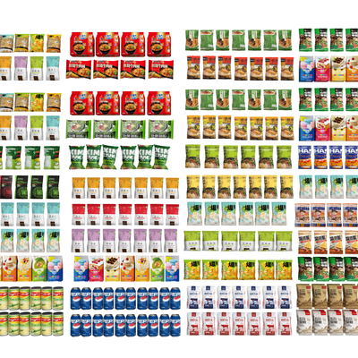  零食 包装 饮料su模型 