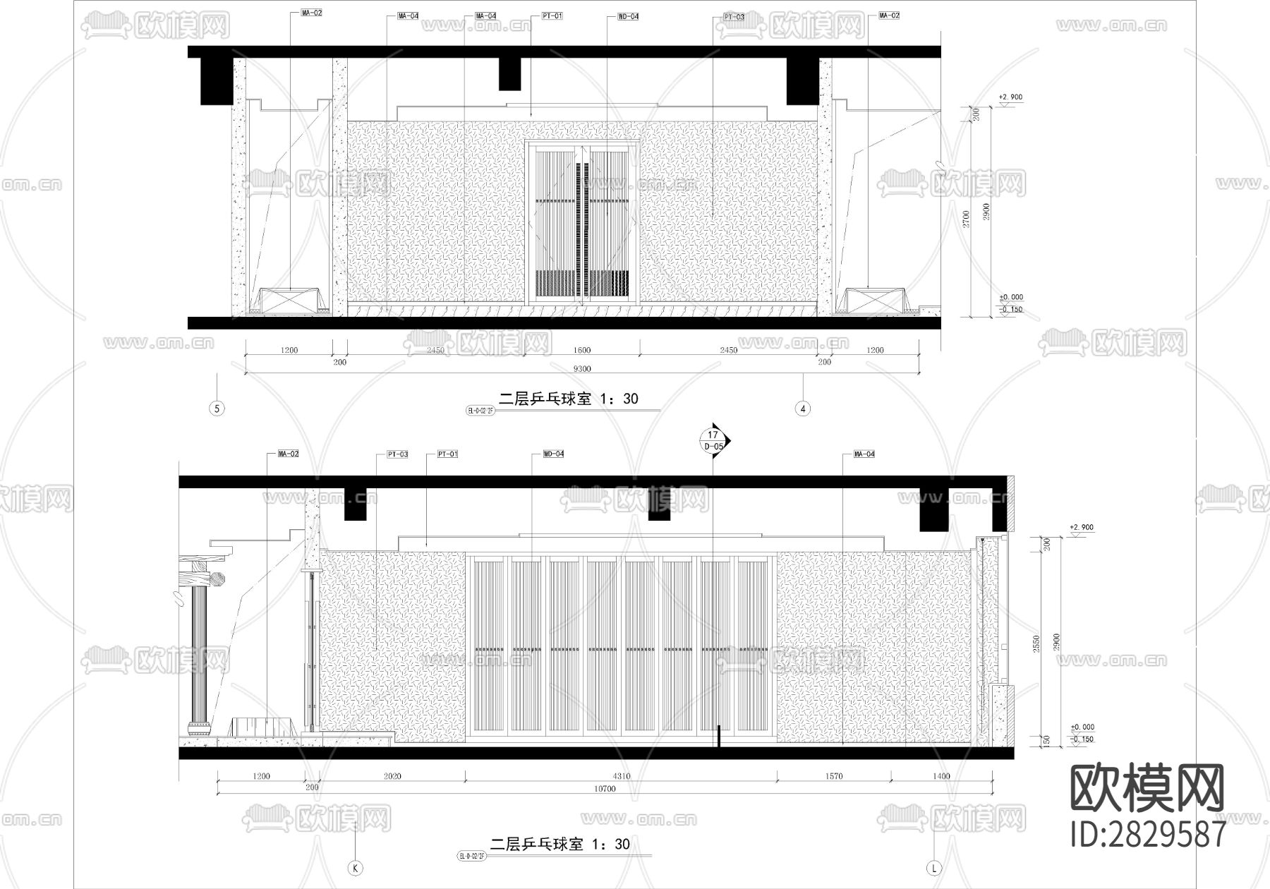 金融广场K座cad施工图下载（渲染图3）
