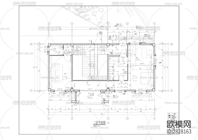 小學(xué)遷建工程cad施工圖下載(渲染圖3)