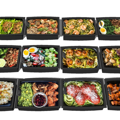  盒饭 便当su模型 