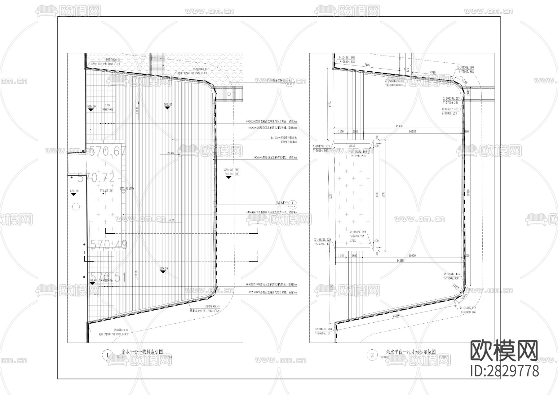 白俄罗斯风情小镇cad施工图下载（渲染图2）