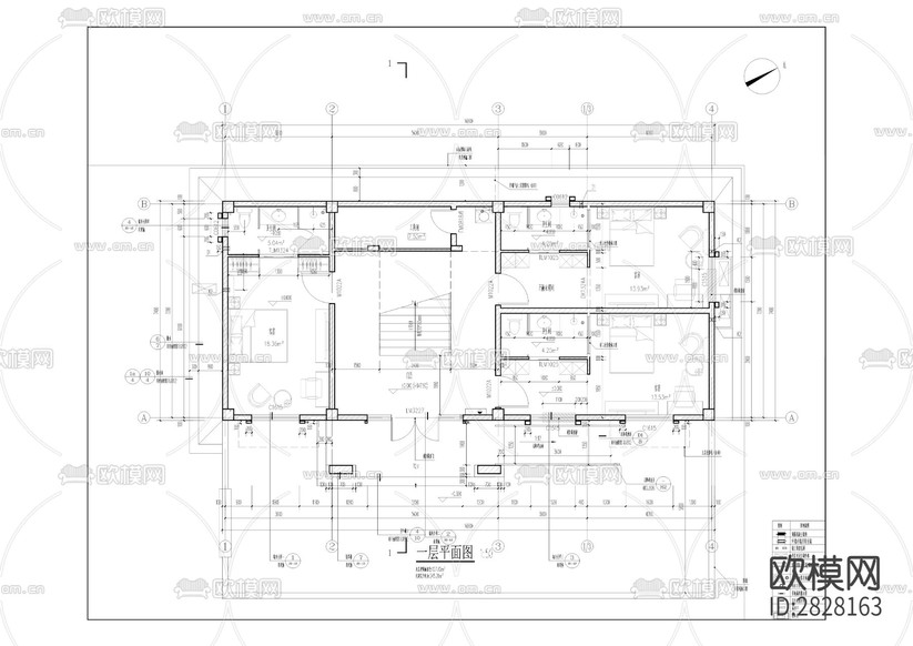 小學(xué)遷建工程cad施工圖下載(渲染圖5)