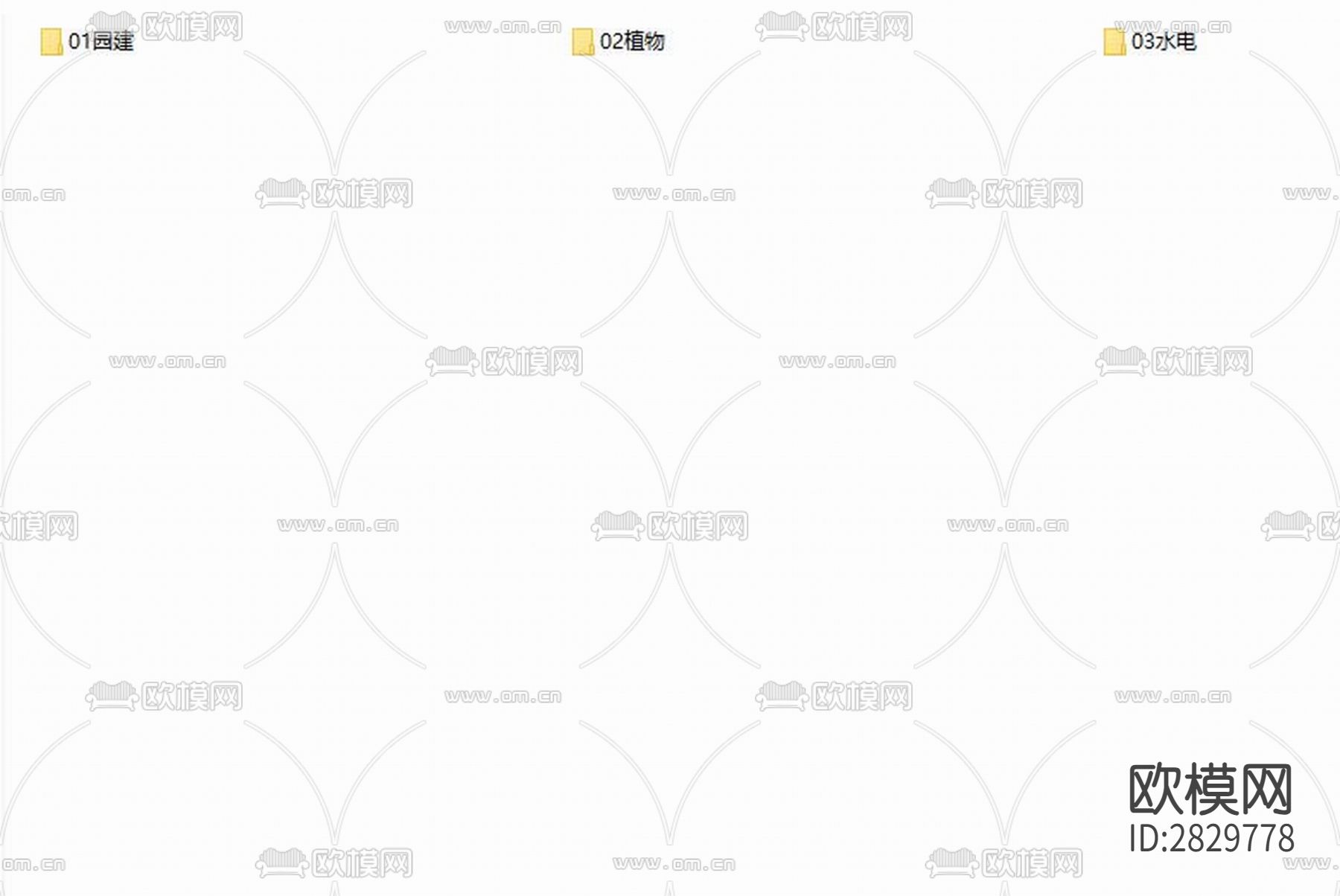 白俄罗斯风情小镇cad施工图下载（渲染图5）