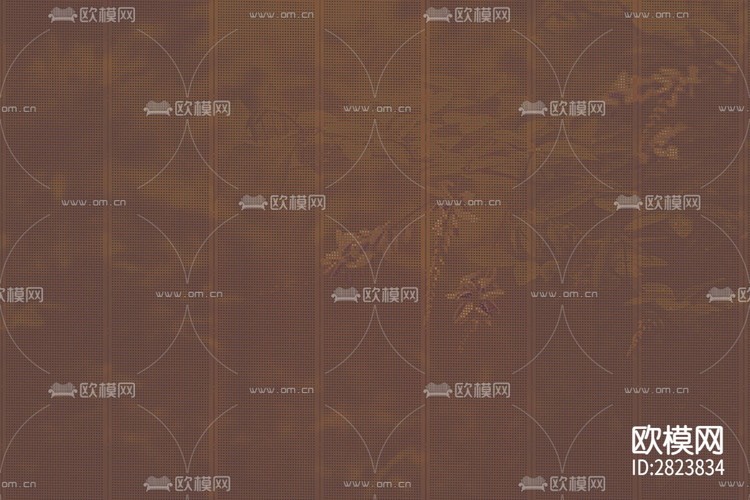 黄铜镂空印花贴图