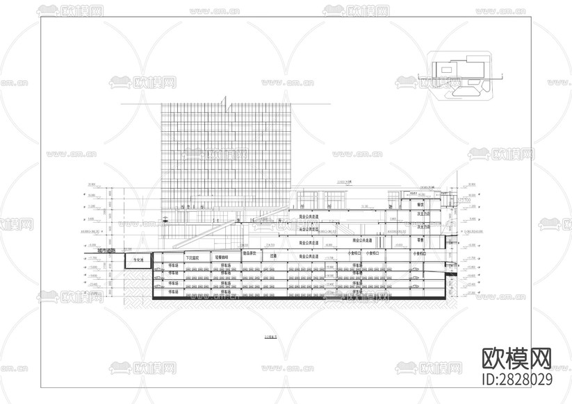 建設(shè)工程cad施工圖下載(渲染圖1)