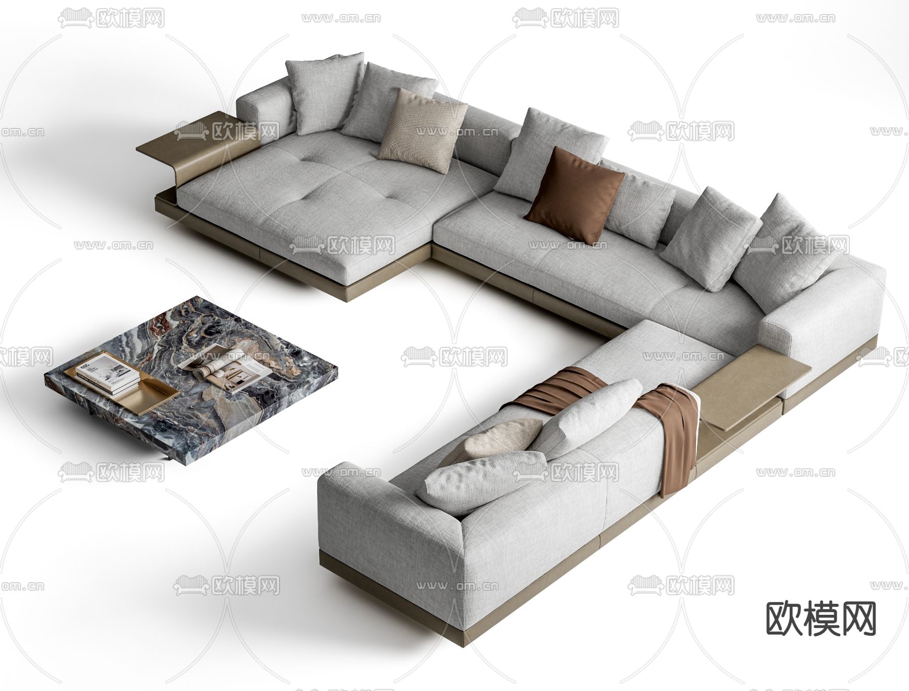 Minotii 模块沙发3d模型下载