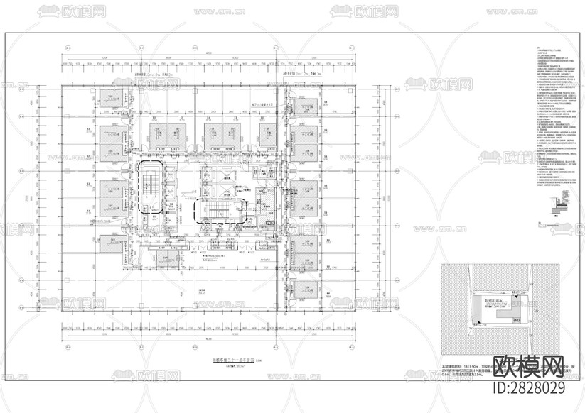 建設(shè)工程cad施工圖下載(渲染圖5)