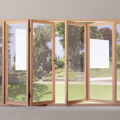 现代玻璃门su模型