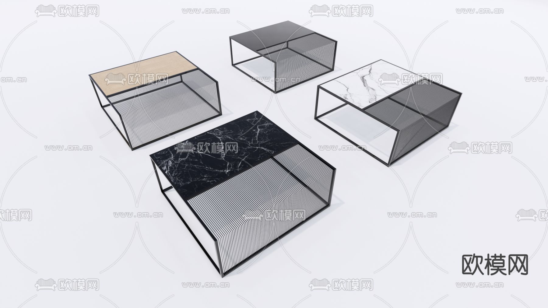 景观座椅 户外座椅su模型下载（渲染图1）