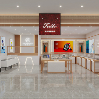 手表专卖店3d模型