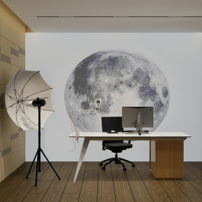  现代直播间 演播室su模型 