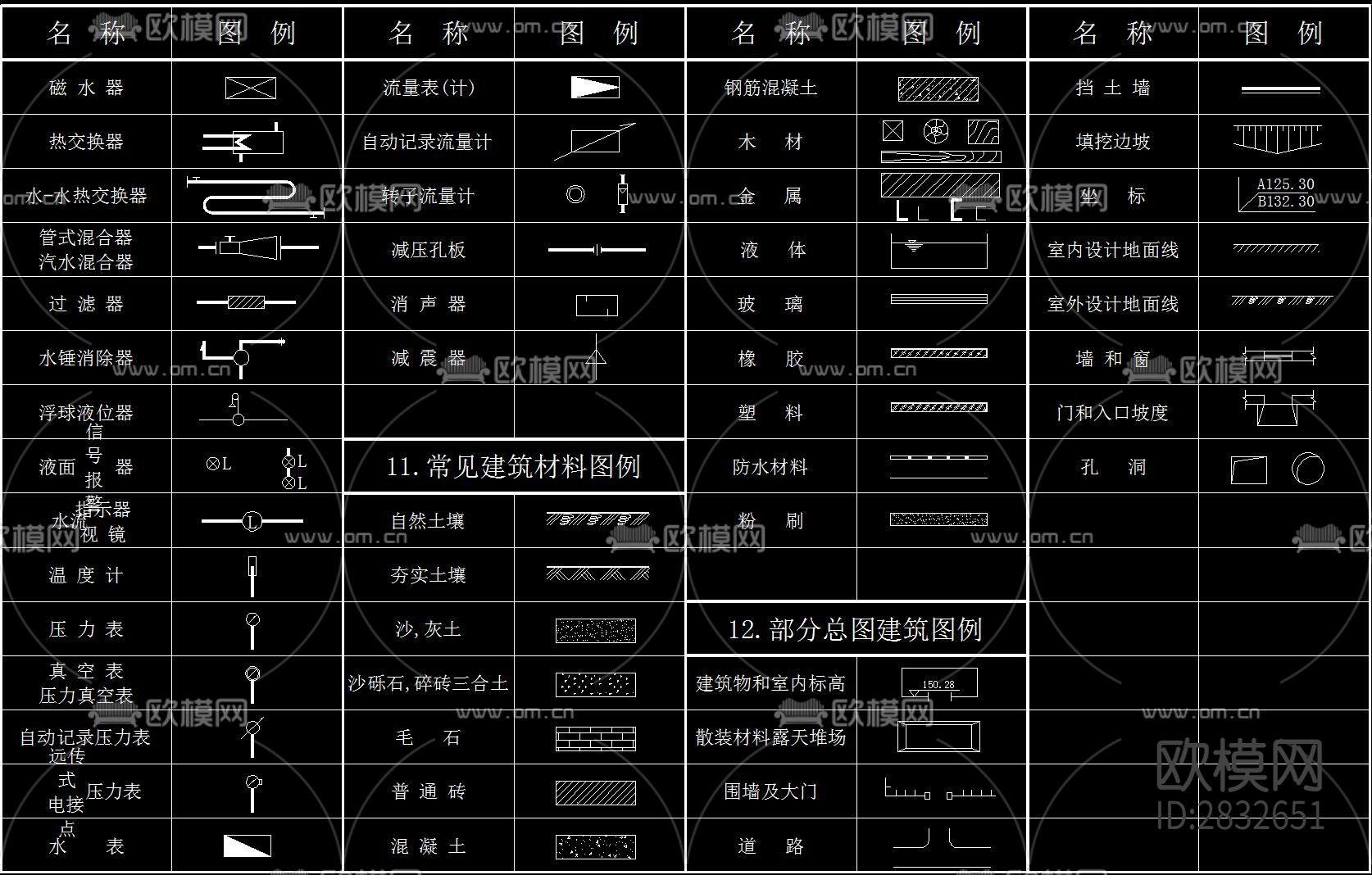 给排水cad图库下载（渲染图5）