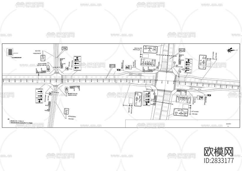 壟安大道及企業(yè)創(chuàng)新服務(wù)中心周邊道路交通工程改造升級項目cad施工圖下載(渲染圖4)
