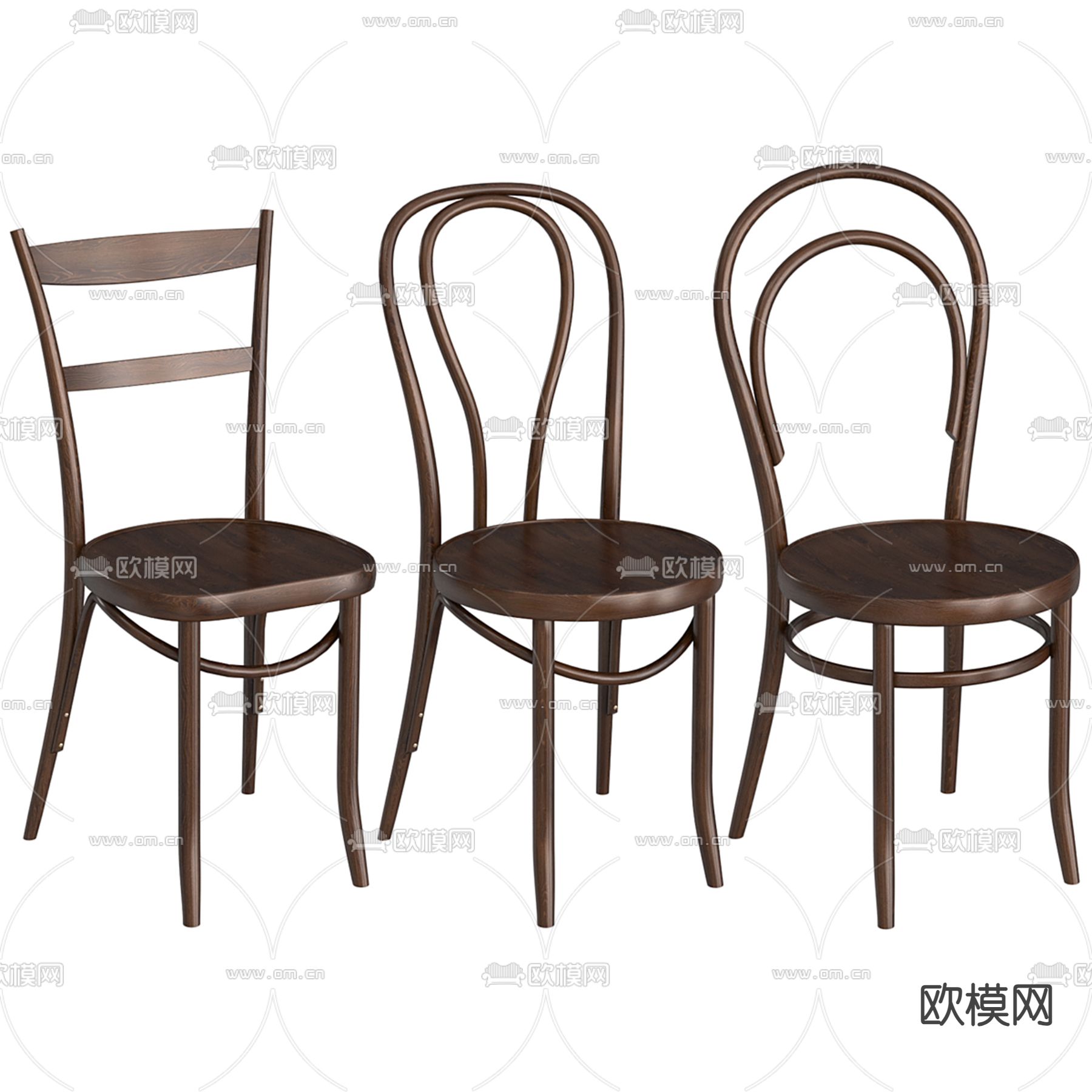 椅子 餐椅3d模型下载