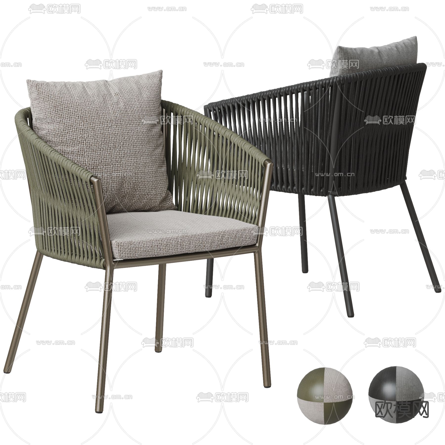 户外椅 休闲椅3d模型下载