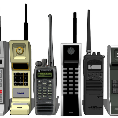  大哥大 电话BB机su模型 