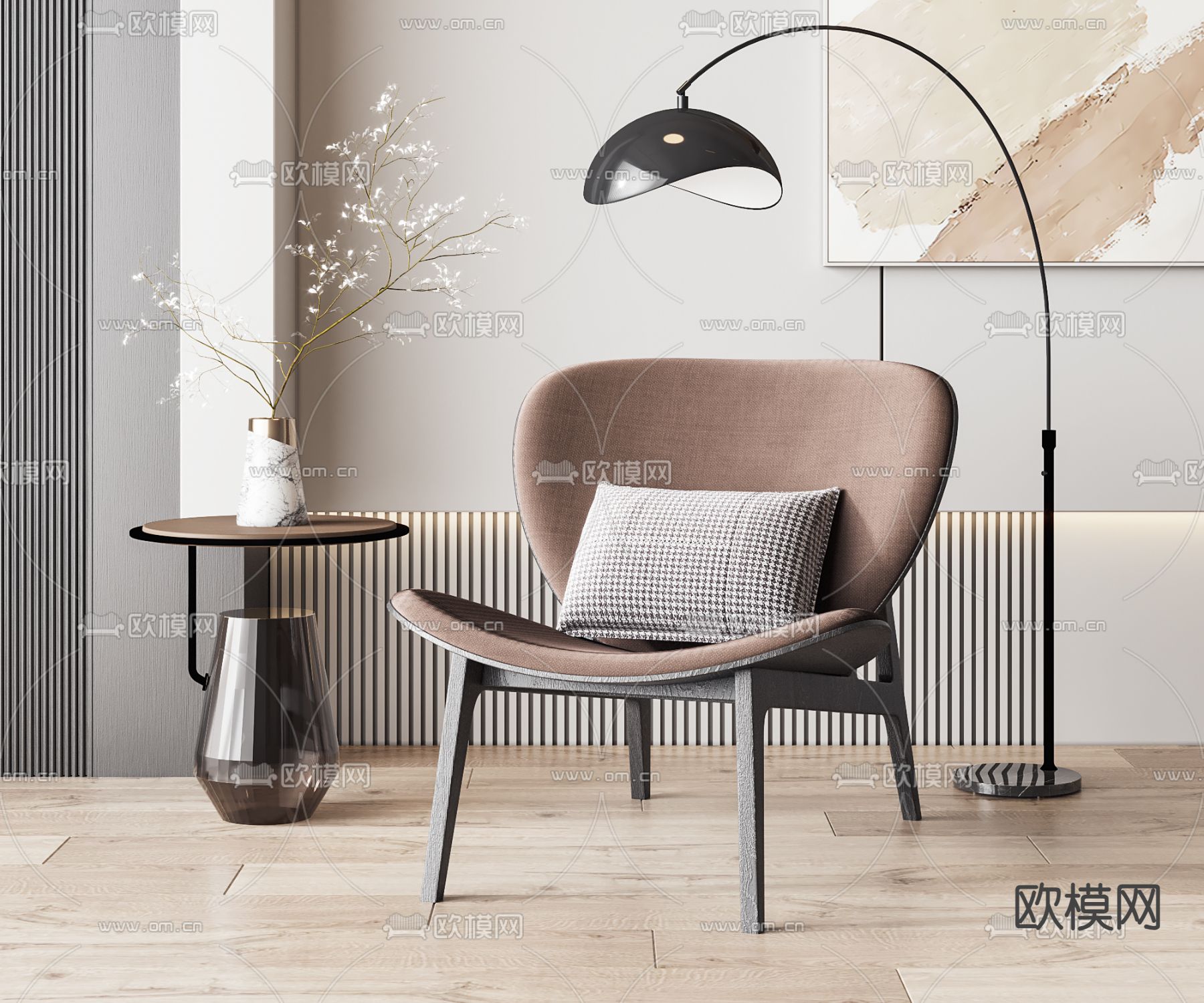 现代椅子 休闲椅3d模型下载