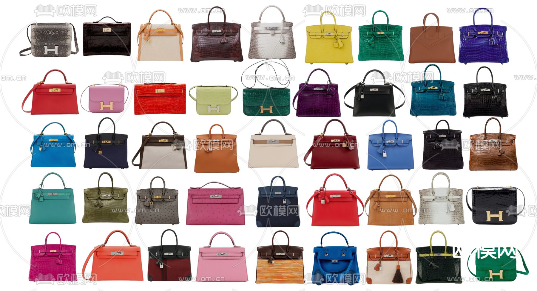 爱马仕手提包su模型下载