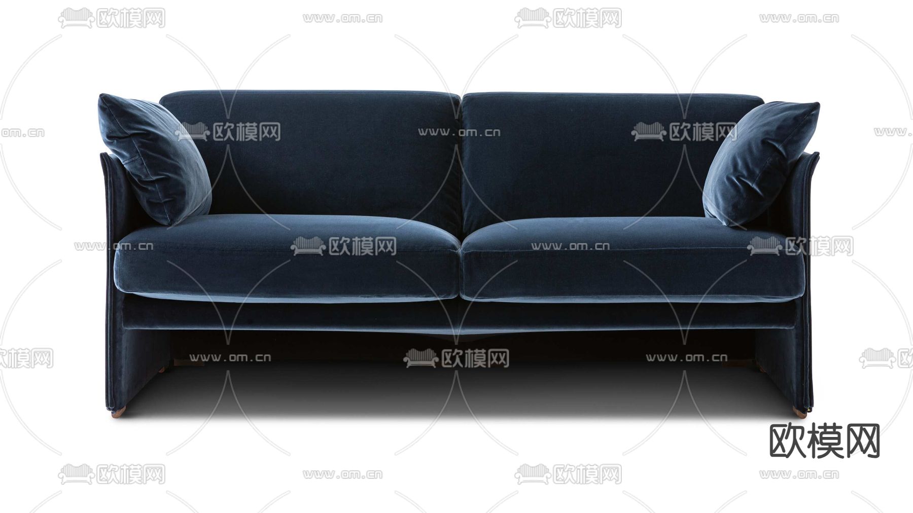 cassina 双人沙发3d模型下载（渲染图1）