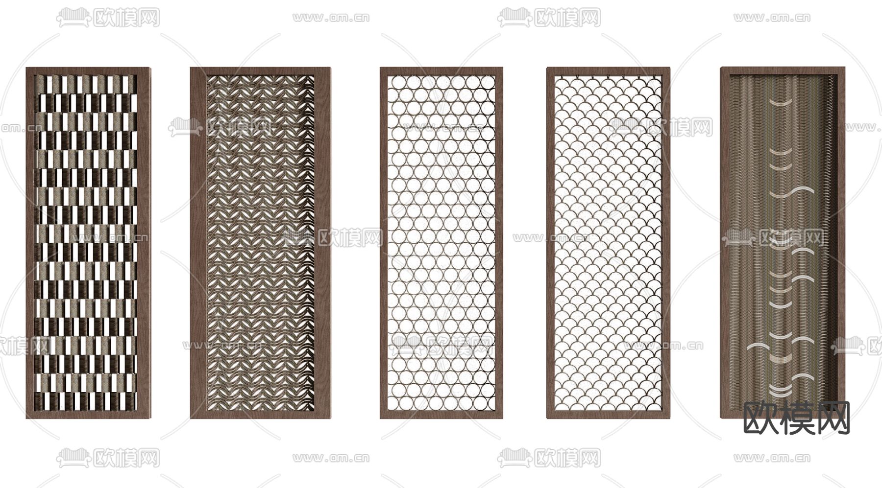 屏风 隔断3d模型下载