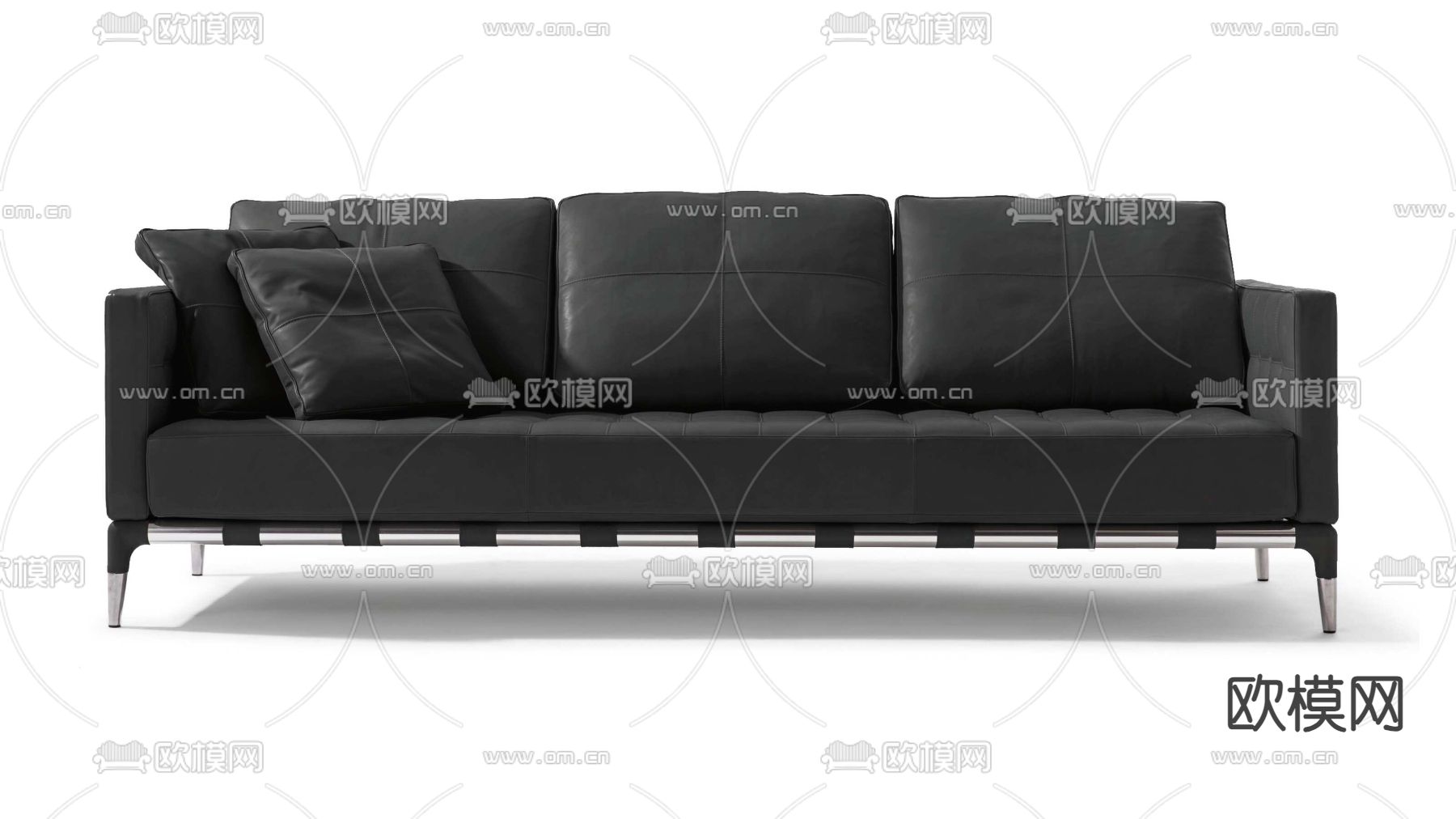 cassina 多人沙发3d模型下载（渲染图2）