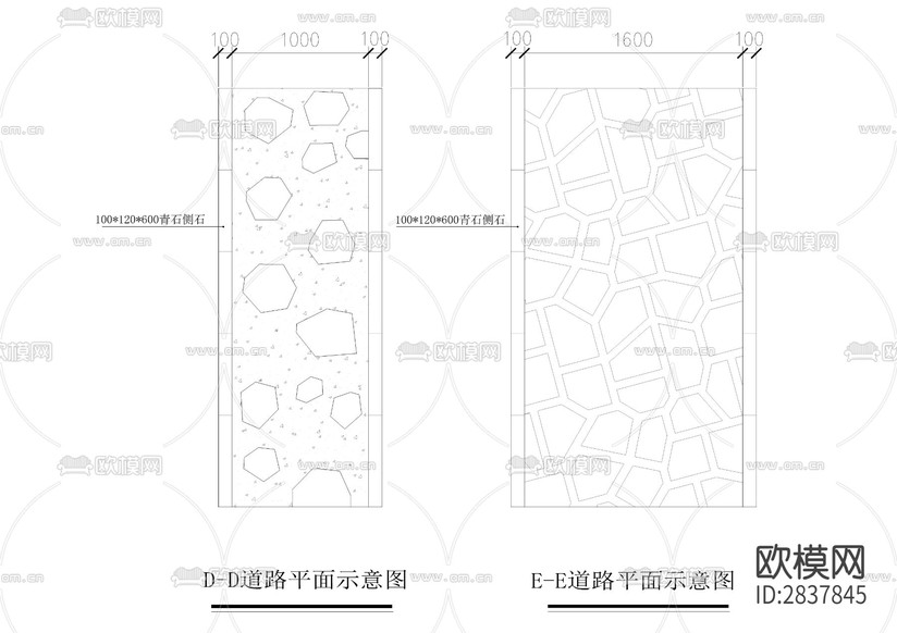 景觀橋CAD施工圖下載(渲染圖7)