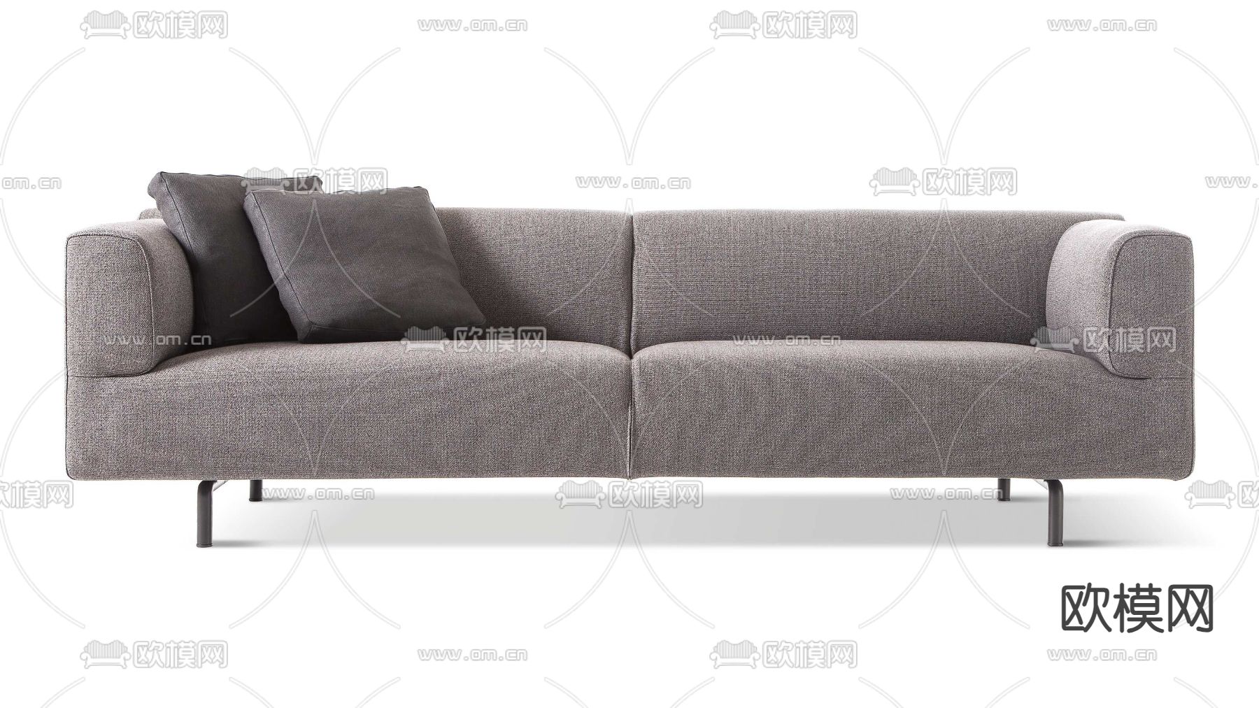 cassina 双人沙发3d模型下载（渲染图2）