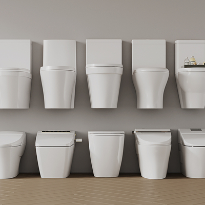  马桶 坐便器 智能马桶su模型 