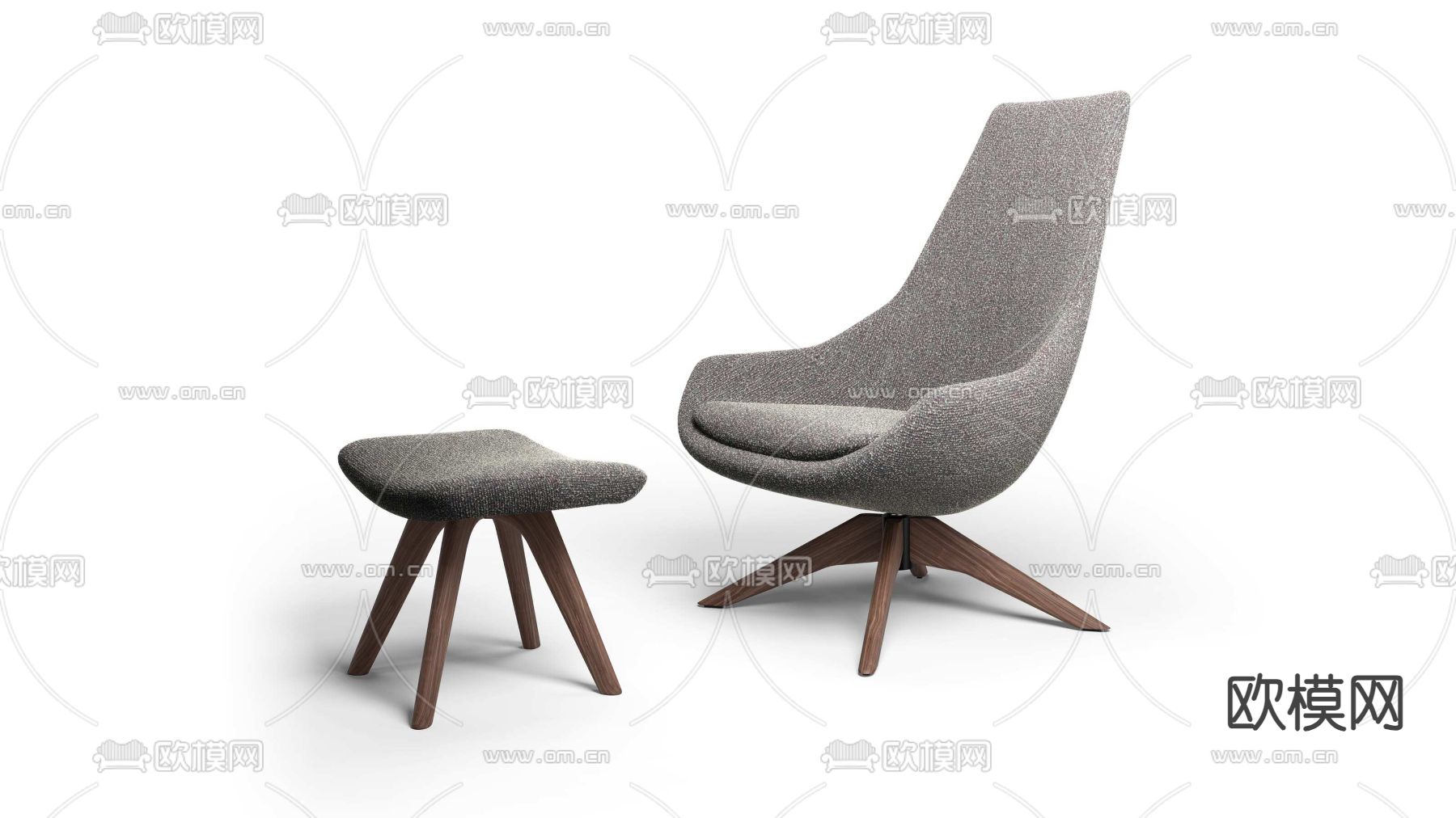 cassina沙发椅 休闲椅3d模型下载（渲染图4）