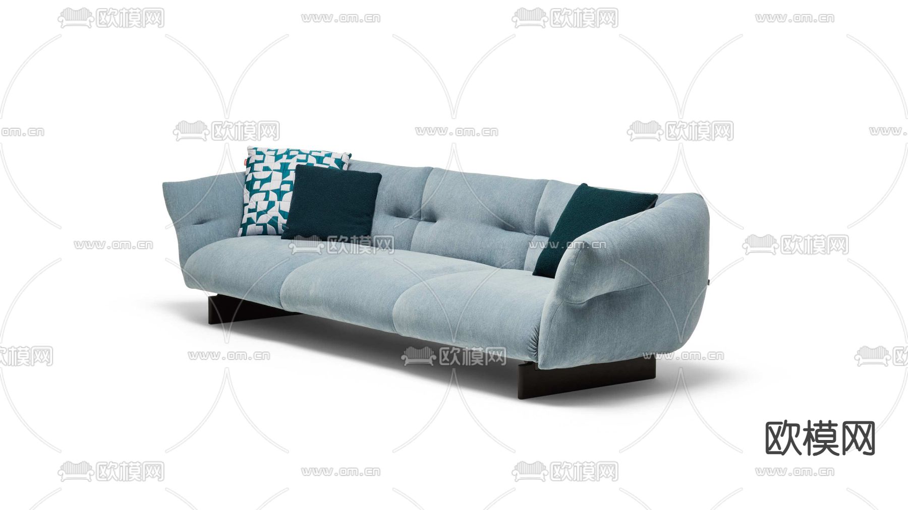 cassina 多人沙发3d模型下载（渲染图4）