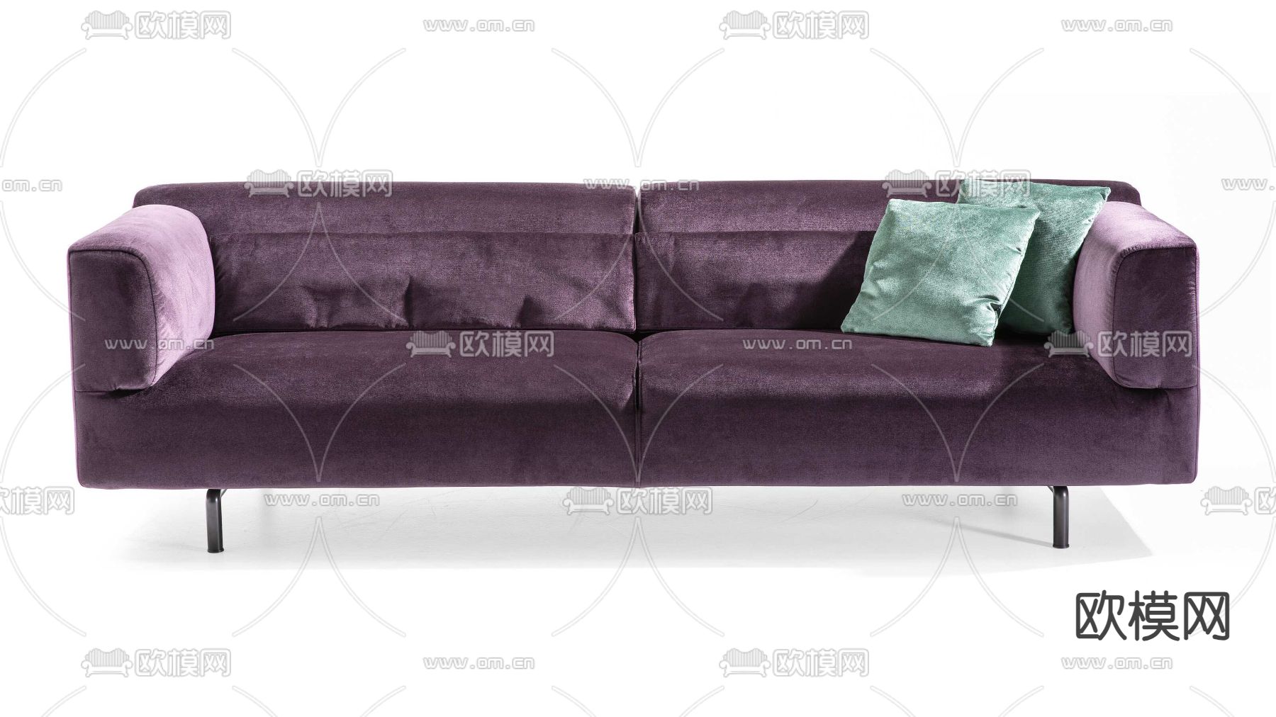 cassina 双人沙发3d模型下载（渲染图1）